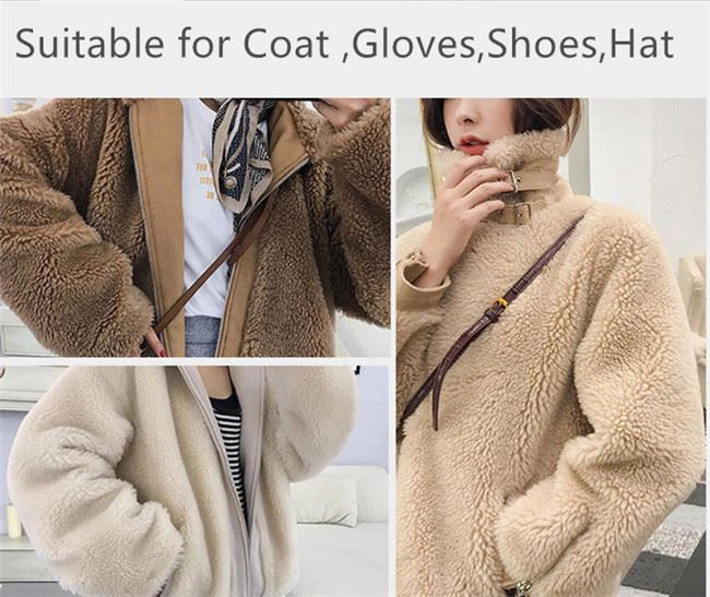 sherpa fleece suede fabric for garment