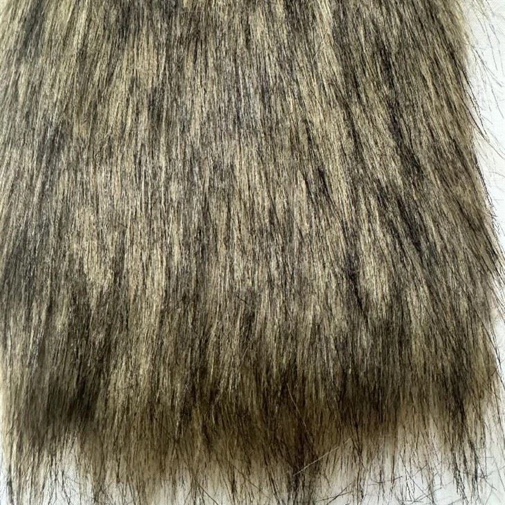 Solid Long Shaggy Faux Fur Fabric